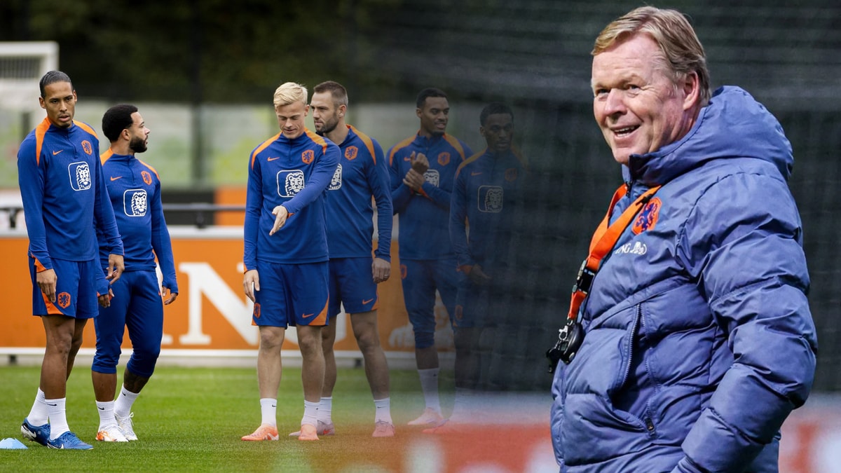 Ronald Koeman, bondscoach van het Nederlands elftal