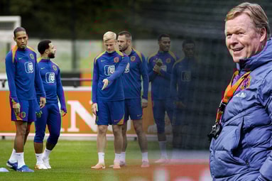 Ronald Koeman, bondscoach van het Nederlands elftal