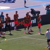 Het Nederlands elftal voorafgaand aan de oefeninterland tegen Oezbekistan