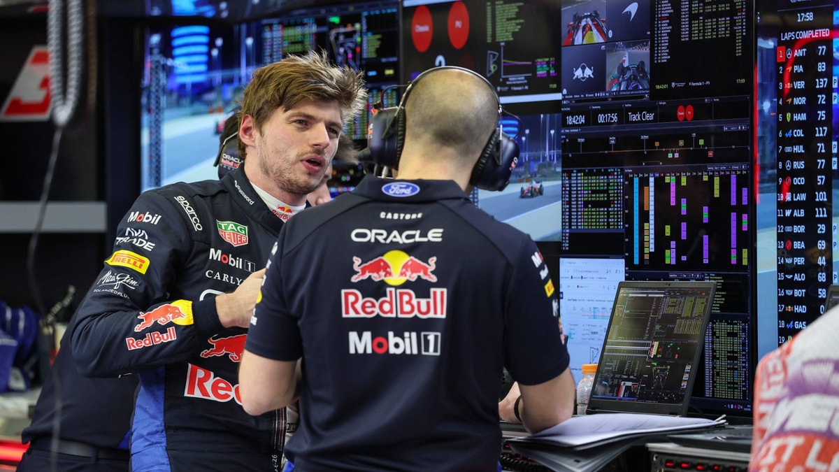 Max Verstappen en Gianpiero Lambiase