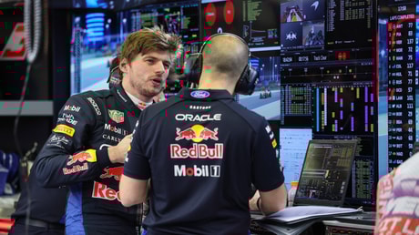 Max Verstappen en Gianpiero Lambiase