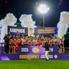 De PSV-vrouwen vieren de landstitel