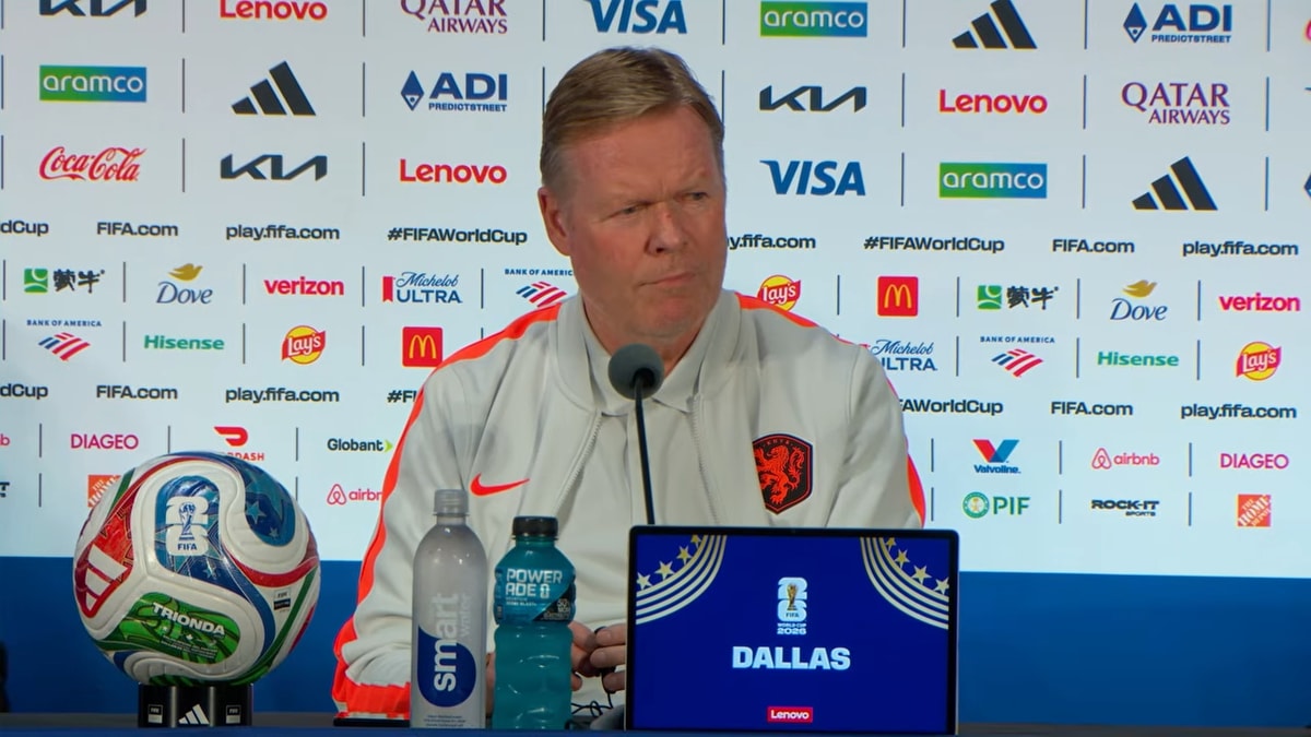 Ronald Koeman, bondscoach van het Nederlands elftal