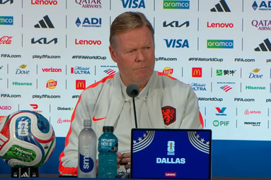 Ronald Koeman, bondscoach van het Nederlands elftal