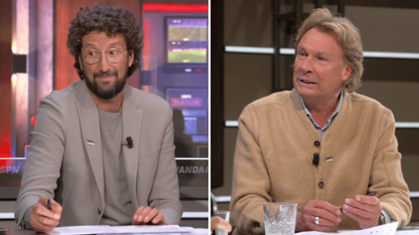 Jan Joost van Gangelen en Hans Kraay jr. bij ESPN