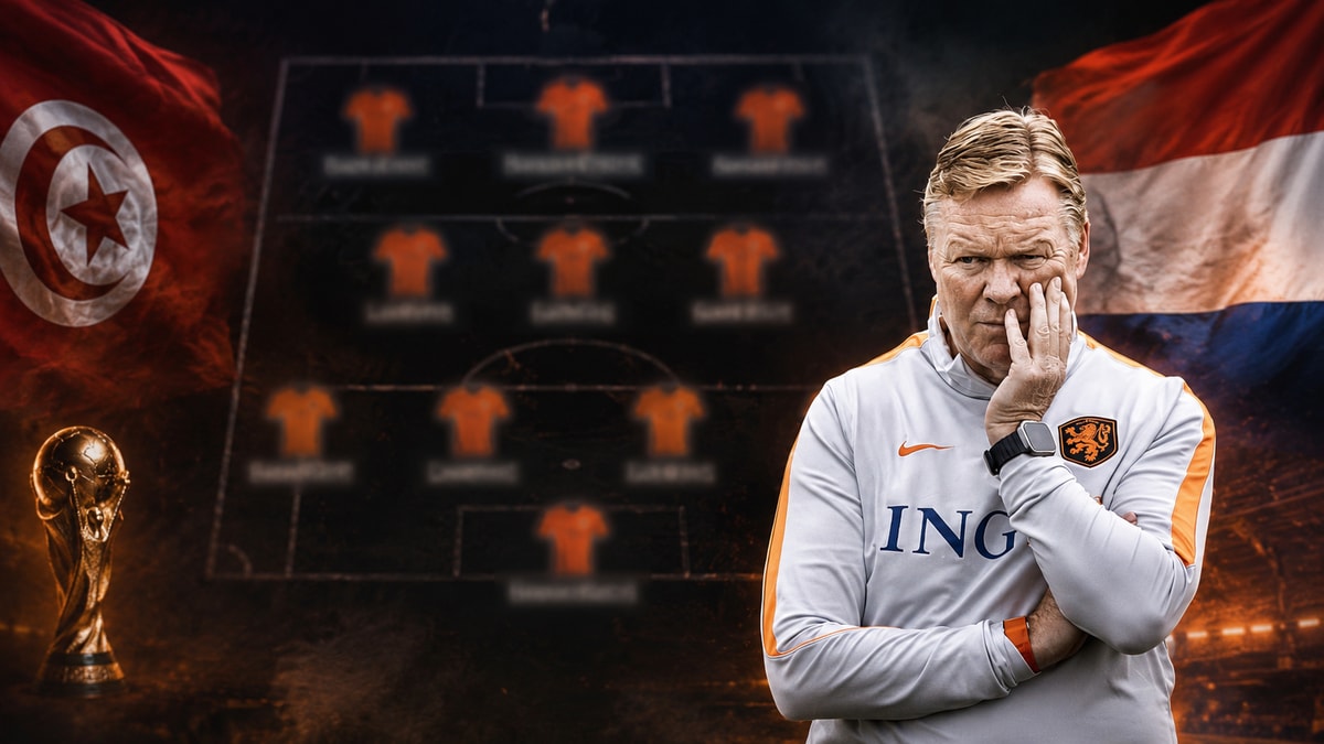 Opstelling Nederland tegen Tunesië op WK 2026