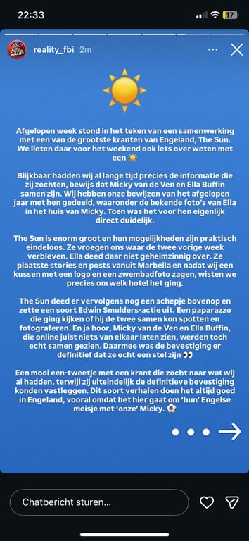 Micky van de Ven en Ella Buffin