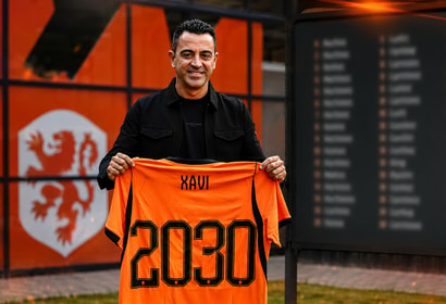 Xavi, de nieuwe bondscoach van het Nederlands elftal