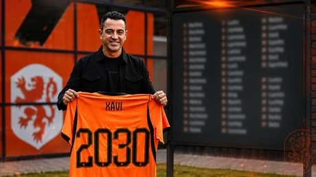 Xavi, de nieuwe bondscoach van het Nederlands elftal