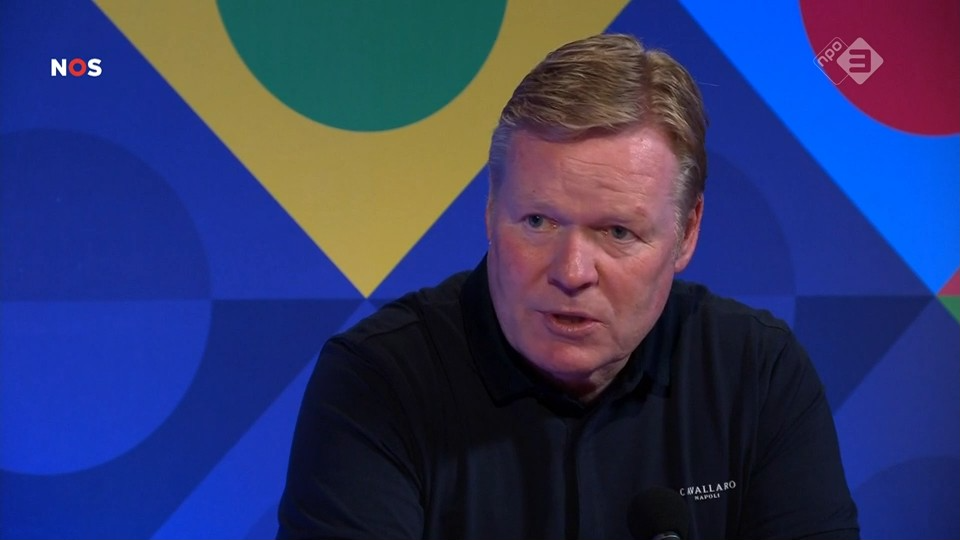 Ronald Koeman, bondscoach van het Nederlands elftal