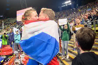 Femke Bol is getrouwd met Ben Broeders