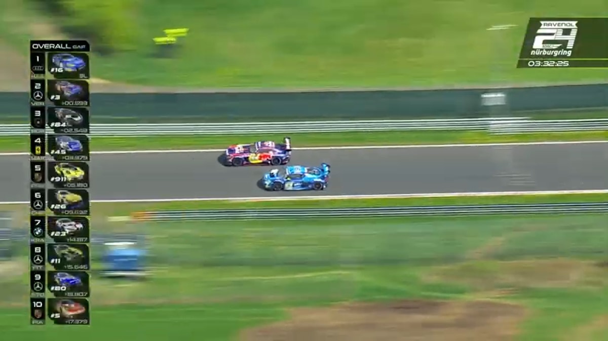 Max Verstappen op de Nürburgring 