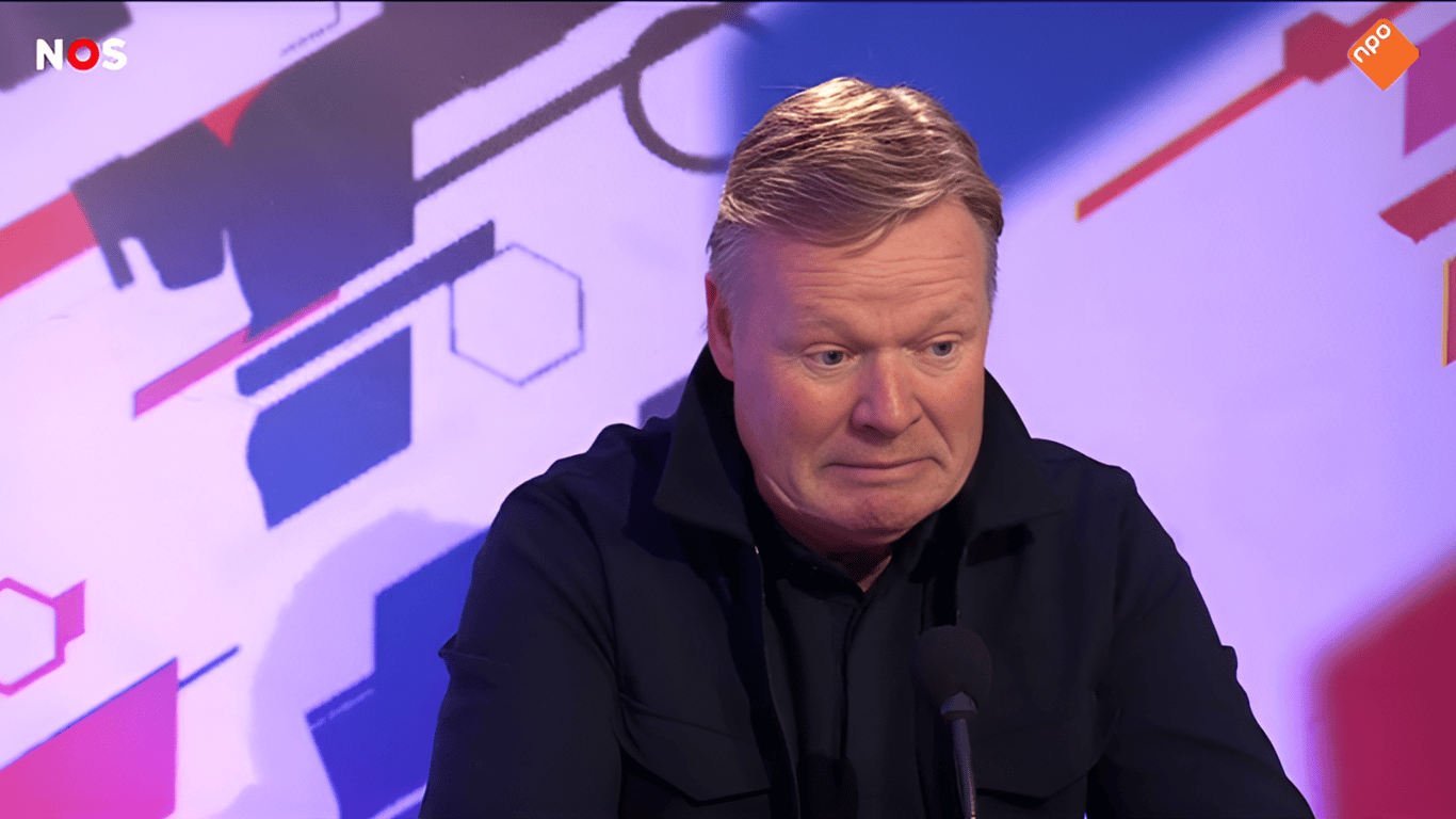 Ronald Koeman, bondscoach van het Nederlands elftal