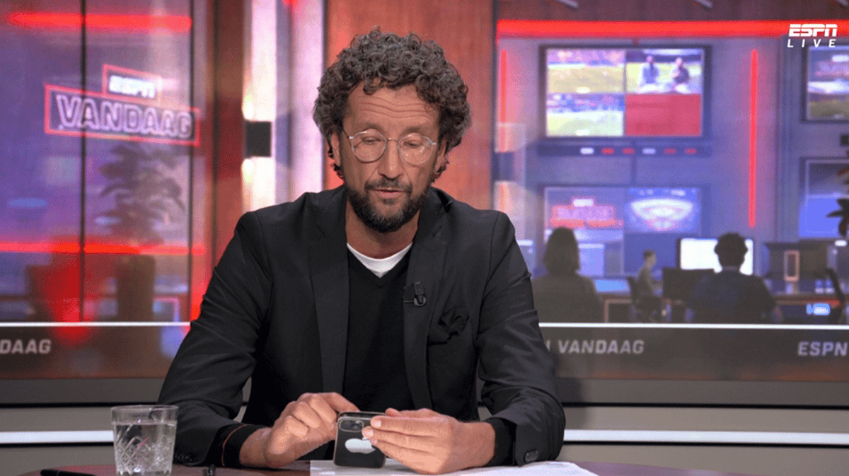 Jan Joost van Gangelen, presentator bij ESPN