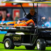 Don-Angelo Konadu wordt afgevoerd