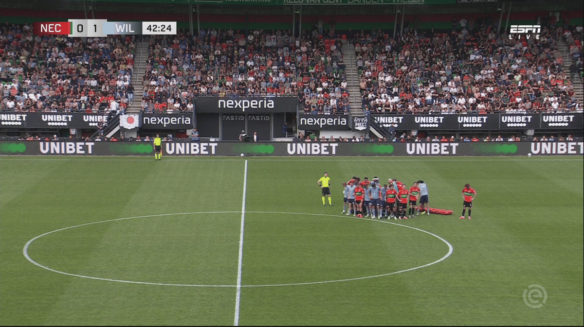 NEC deelt gezondheidsupdate Dirk Proper