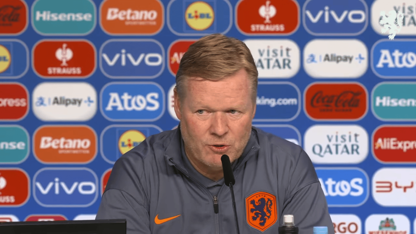 Ronald Koeman, bondscoach van het Nederlands elftal