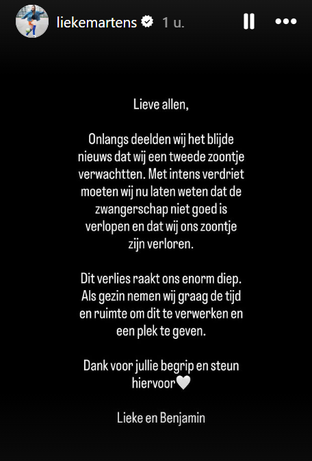 Lieke Martens deelt verdrietig nieuws