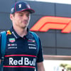 Max Verstappen is aangekomen in Monza