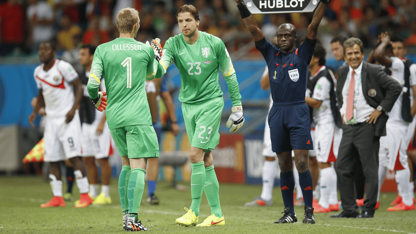 De keeperswissel met Tim Krul en Jasper Cillessen