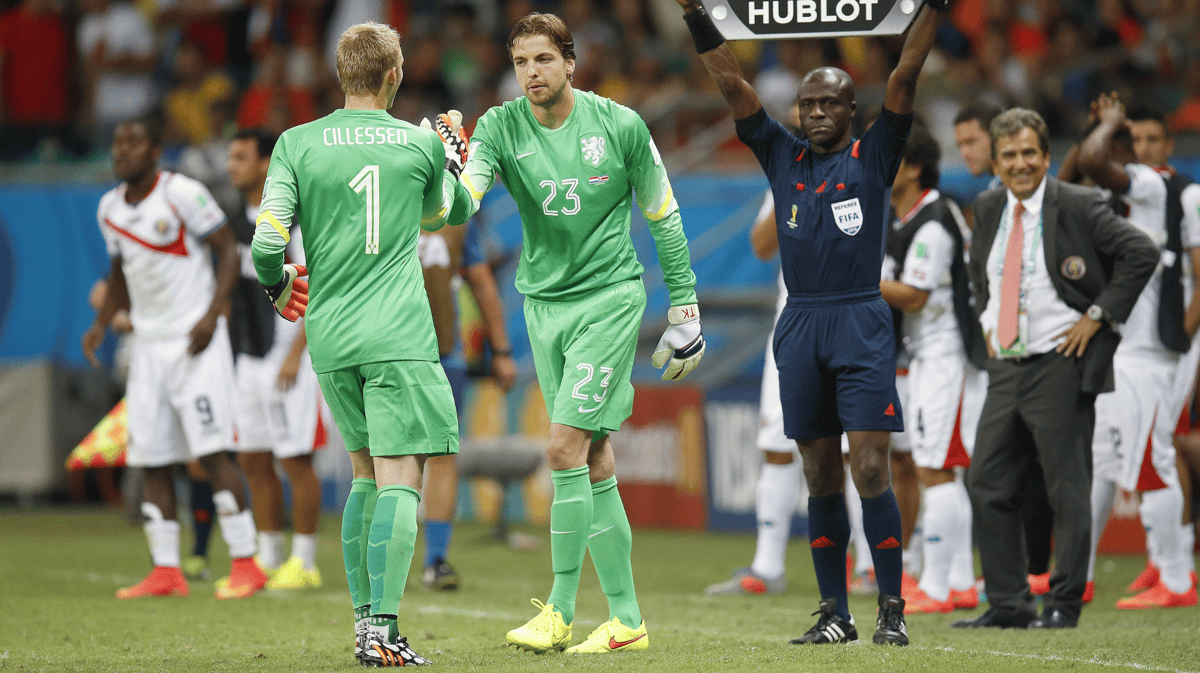 De keeperswissel met Tim Krul en Jasper Cillessen