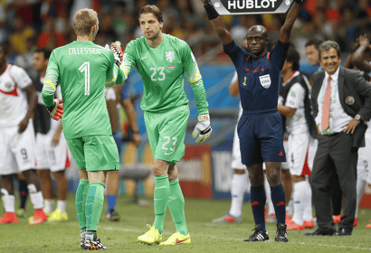 De keeperswissel met Tim Krul en Jasper Cillessen