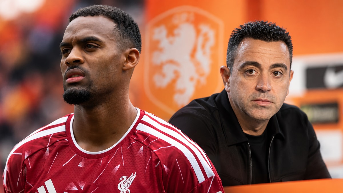 Ryan Gravenberch en Xavi Hernández