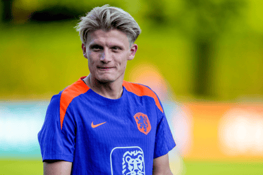 Sem Steijn bij het Nederlands elftal