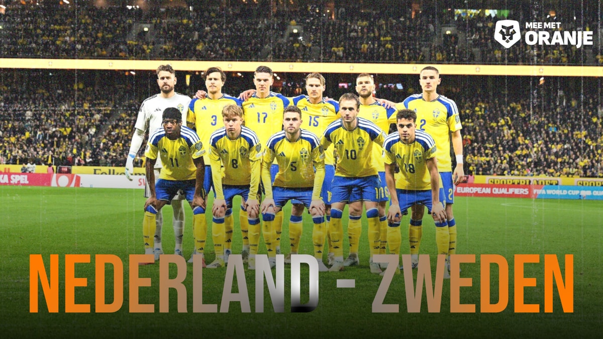 Nederland - Zweden op WK 2026