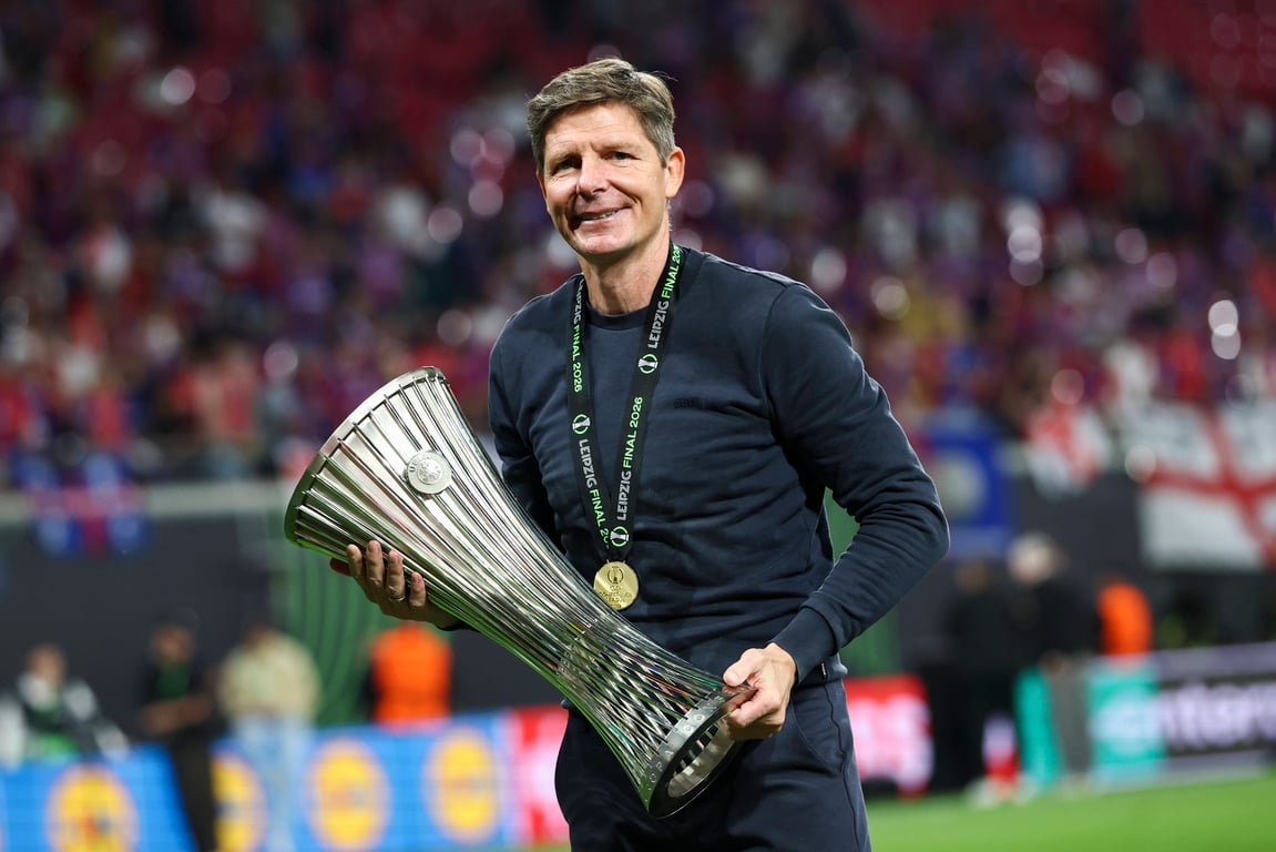 Oliver Glasner, vertrekkend manager van Crystal Palace