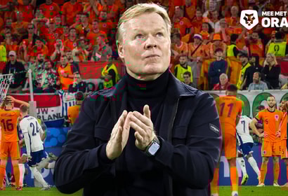 Ronald Koeman, bondscoach van het Nederlands elftal