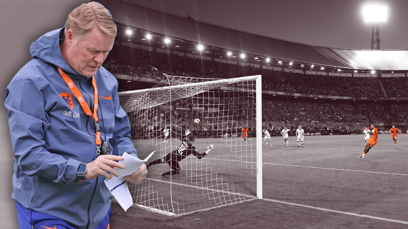 Ronald Koeman, bondscoach van het Nederlands elftal