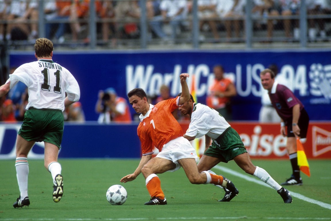 Marc Overmars op het WK 1994