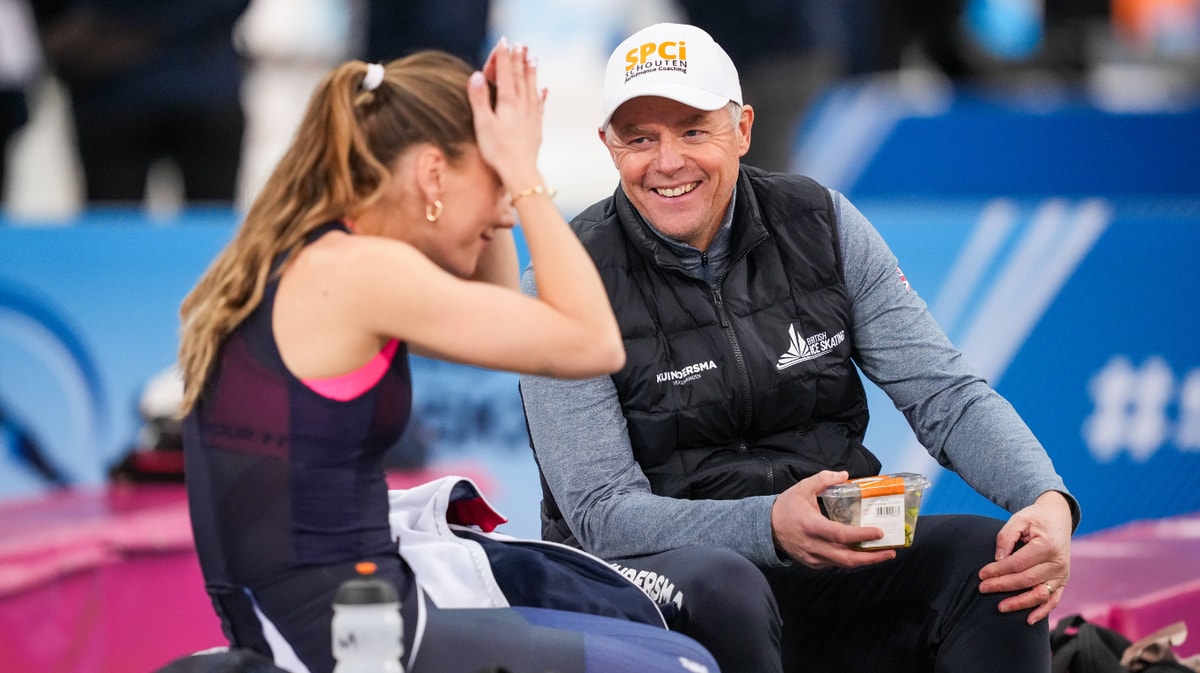 Schaatstrainer Bart Schouten