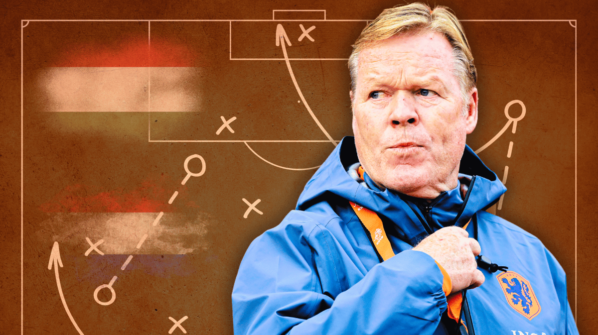 De opstelling van Nederland tegen Hongarije in de Nations League.