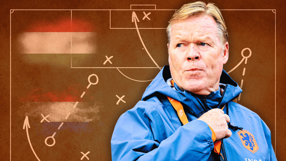 De opstelling van Nederland tegen Hongarije in de Nations League.