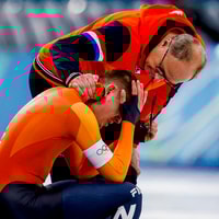 Schaatscoach Jac Orie troost Joep Wennemars