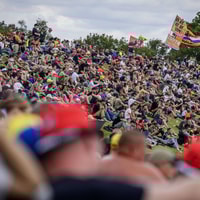 Nederlandse fans tijdens het MotoGP weekend in Assen
