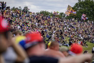 Nederlandse fans tijdens het MotoGP weekend in Assen