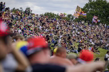 Nederlandse fans tijdens het MotoGP weekend in Assen