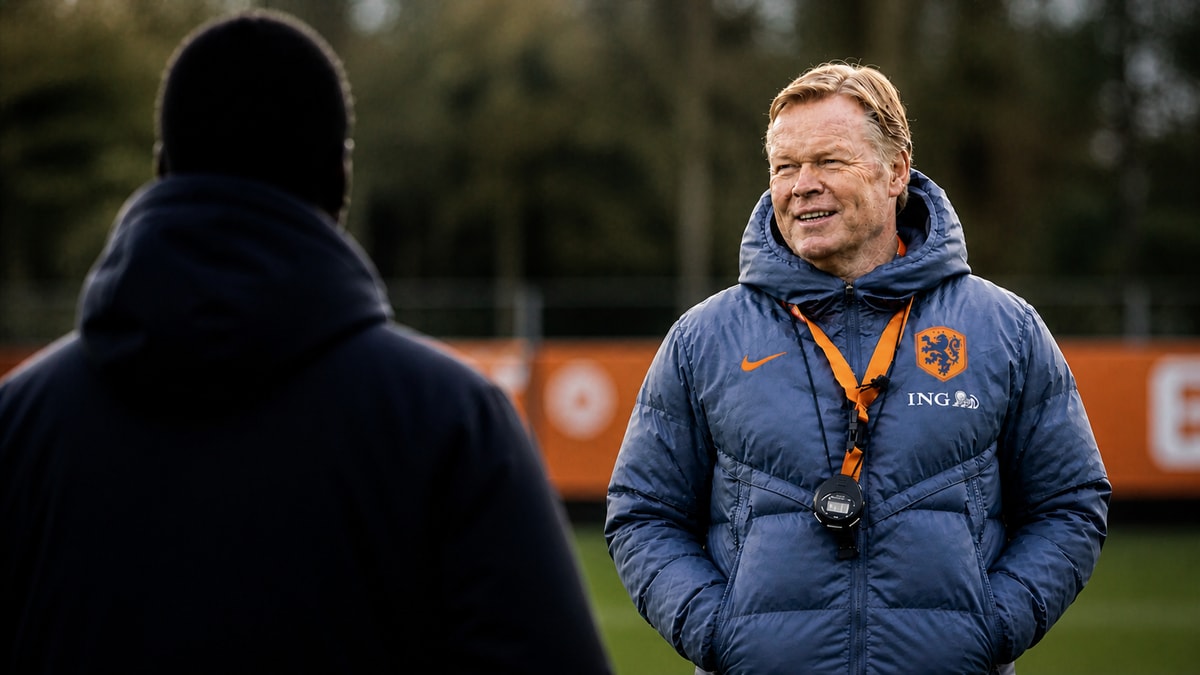 Ronald Koeman, bondscoach van het Nederlands elftal