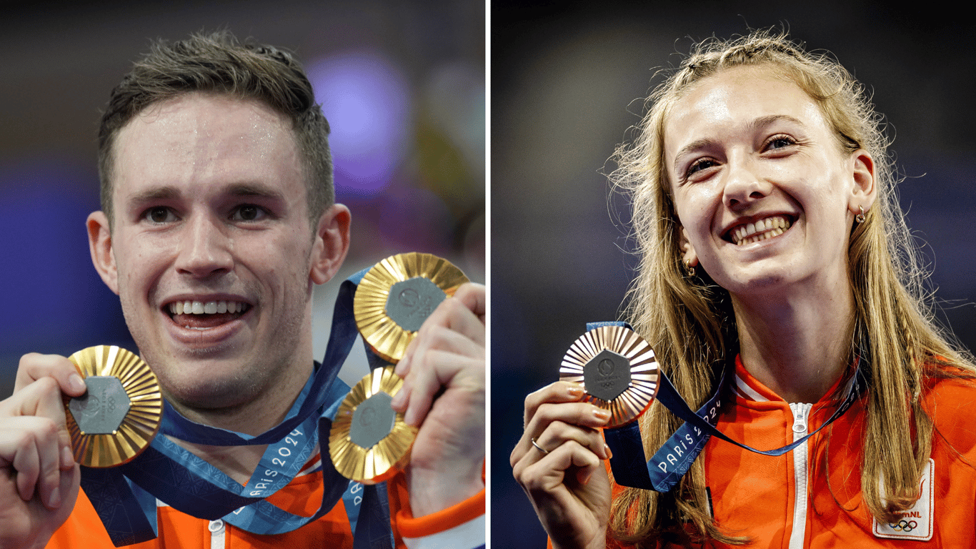 Medaillespiegel Olympische Spelen, Parijs2024, goud, Olympische Spelen, TeamNL 