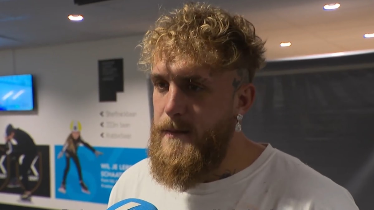 Jake Paul voor de camera van Shownieuws