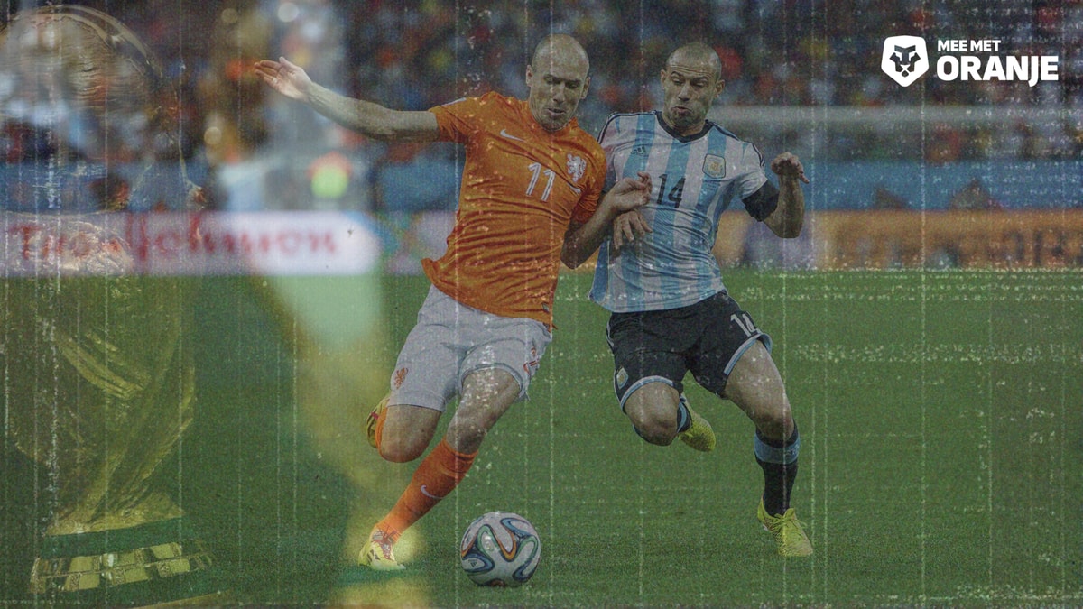 Nederland - Argentinië (0-0) op WK 2014