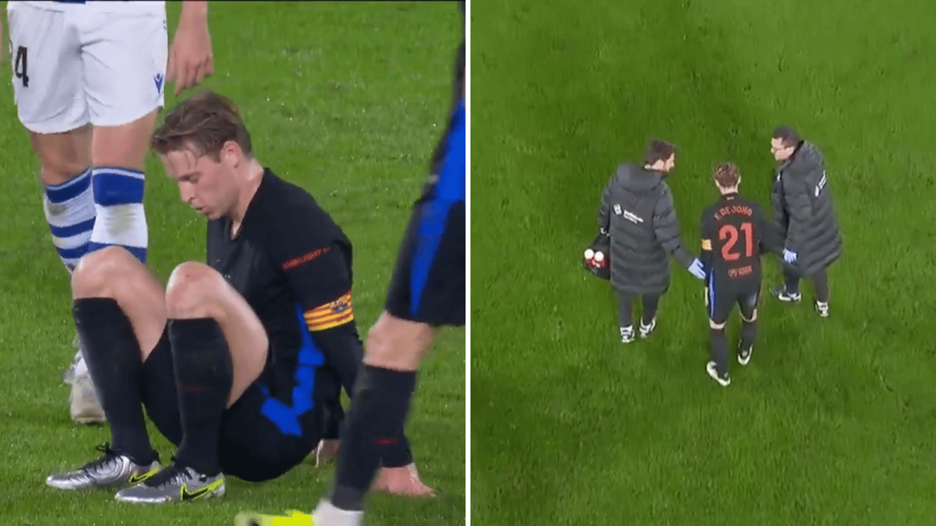 Frenkie de Jong is uitgevallen bij Barcelona