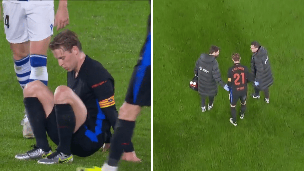 Frenkie de Jong is uitgevallen bij Barcelona