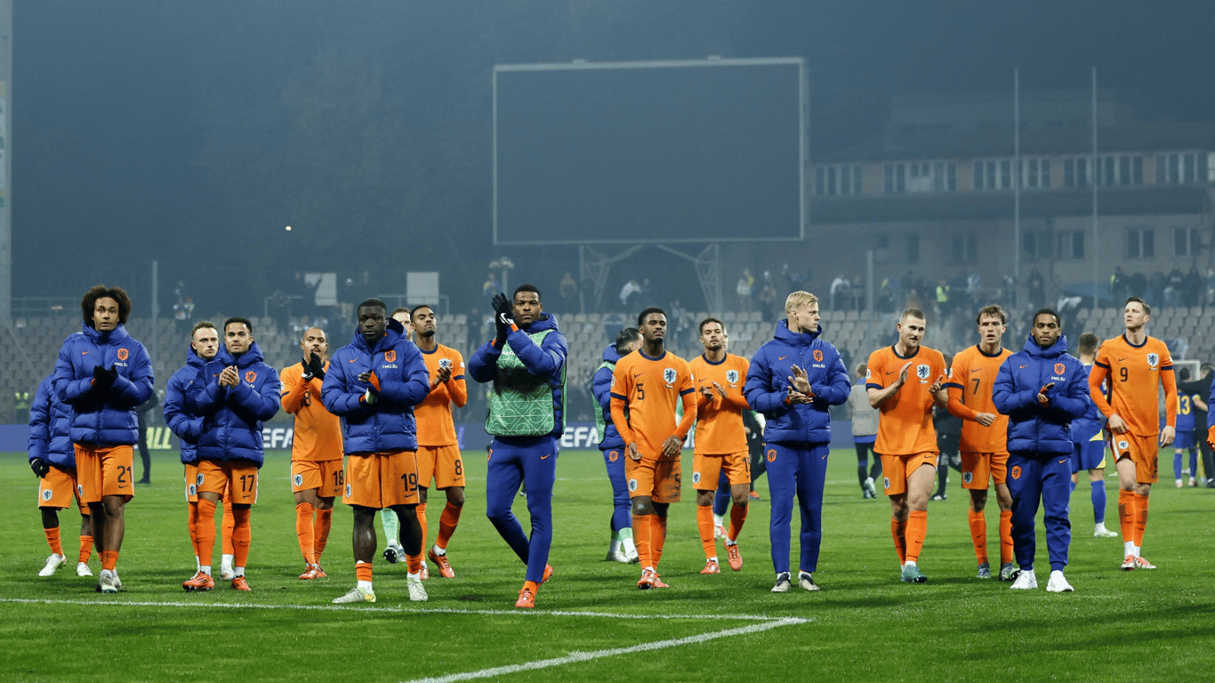 Teleurstelling bij het Nederlands elftal