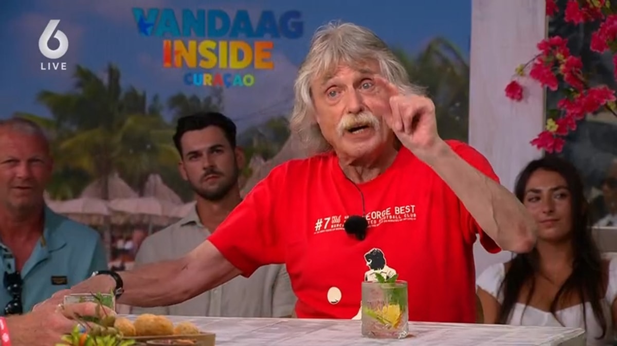 Johan Derksen bij Vandaag Inside