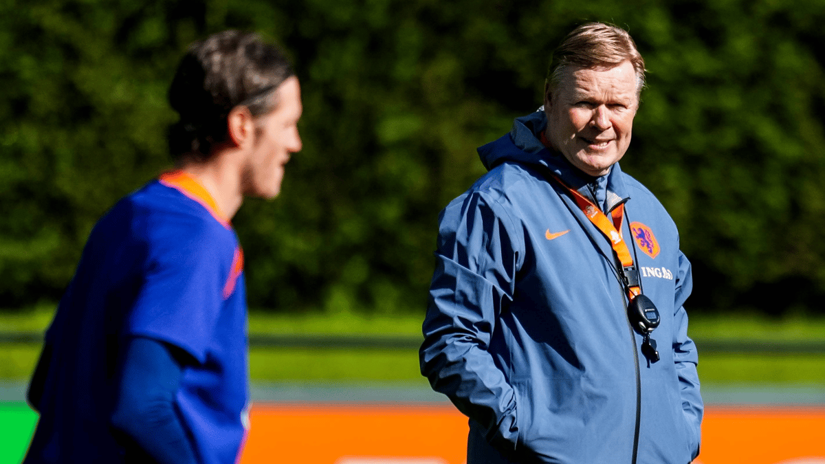 Ronald Koeman, bondscoach van het Nederlands elftal