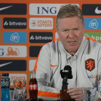 Ronald Koeman, bondscoach van het Nederlands elftal